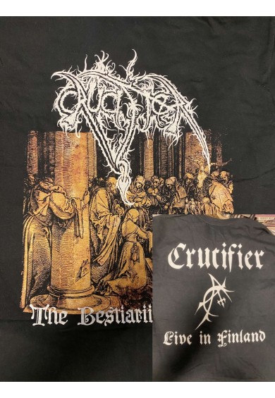 CRUCIFIER "The Bestiarii Rosaries / Live Finland" t-shirt M