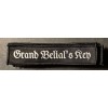 GRAND BELIAL'S KEY text logo patch