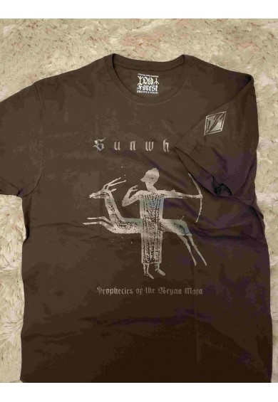 SUNWHEEL "prohecies...." t-shirt L (brown)